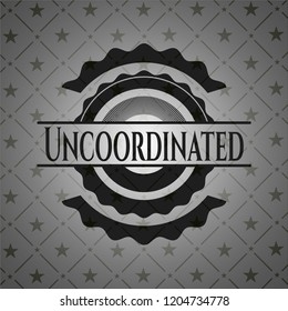 Uncoordinated realistic dark emblem