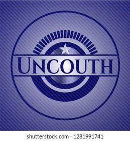 Uncouth jean background