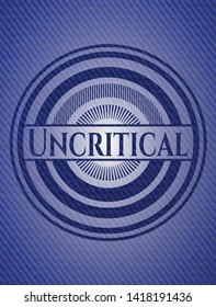 Uncritical denim background. Vector Illustration. Detailed.