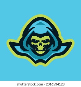 Undead skull logo mascot esport or sport team