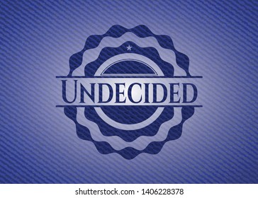 Undecided denim background. Vector Illustration. Detailed.