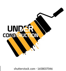  under condtruction on white background
