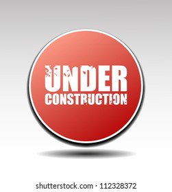 Under construction abstract vector illustration