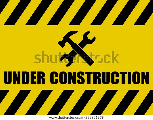 Under Construction Background Stock Vector (Royalty Free) 233921839