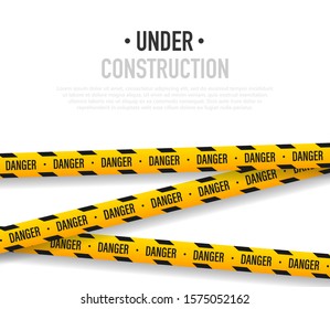 Under construction background vector illustration