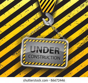 Under construction background-vector