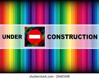 under construction banner