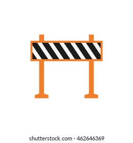 Under Construction Barrier Icon Stock Vector (Royalty Free) 462646369 ...