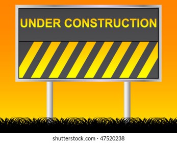 under construction billboard