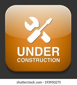 under construction button