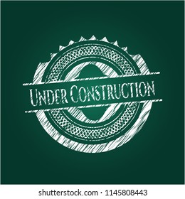 Under Construction chalk emblem