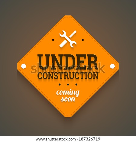 Under construction with coming soon label.
