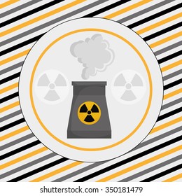 Under construction concept  with danger icons design, vector illustration 10 eps graphic.