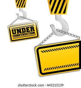 Under Construction concept with icon design, vector illustration 10 eps graphic.