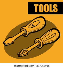 Under construction concept with tools icons design, vector illustration 10 eps graphic