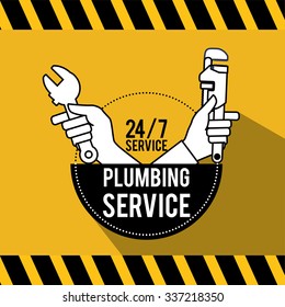 Under construction concept with tools icons design, vector illustration 10 eps graphic