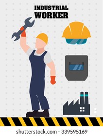 Under construction concept with tools icons design, vector illustration 10 eps graphic