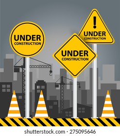 Under construction  concept. vector illustration.