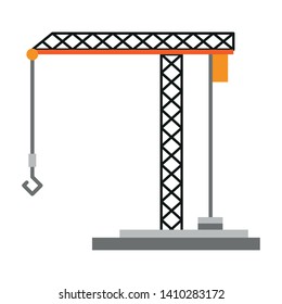Under Construction crane symbol isolated vector illustration graphic design