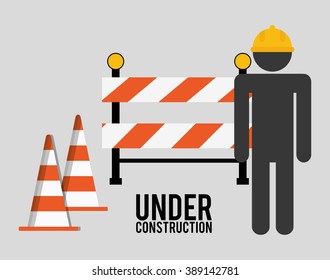 Under Construction Design Stock Vector (Royalty Free) 389142781 ...