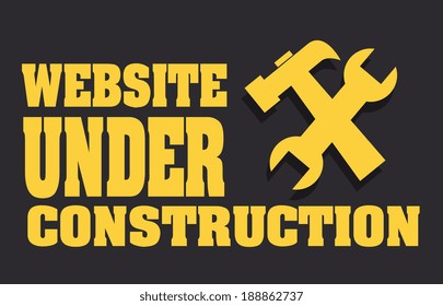 Under construction design over gray background, vector illustration