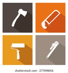 Under construction design over white background, vector illustration