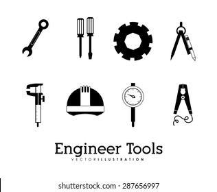 Under construction design over white background, vector illustration