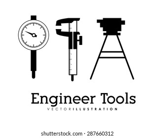 Under construction design over white background, vector illustration