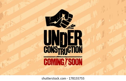 Under construction design template.