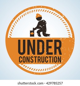 Under construction design. tool icon. isolated illustration