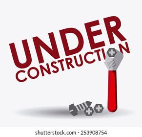 under construction design, vector illustration eps10 graphic 