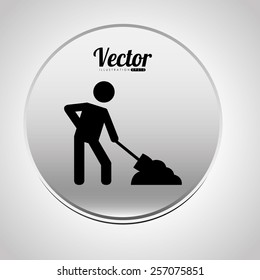 under construction design, vector illustration eps10 graphic 
