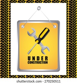 under construction design, vector illustration eps10 graphic 