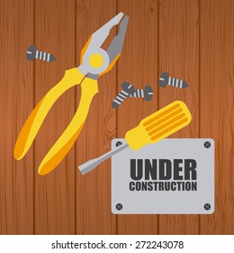 under construction design, vector illustration eps10 graphic 