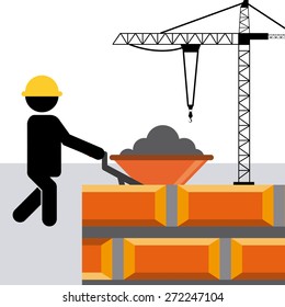 under construction design, vector illustration eps10 graphic 