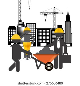 under construction design, vector illustration eps10 graphic 