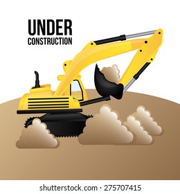 under construction design, vector illustration eps10 graphic 