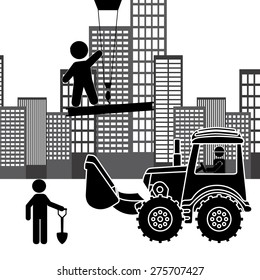 under construction design, vector illustration eps10 graphic 