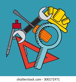 under construction design, vector illustration eps10 graphic 