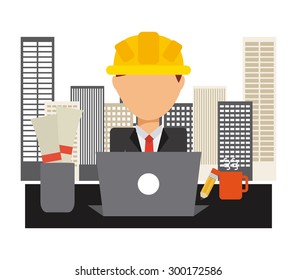 under construction design, vector illustration eps10 graphic 