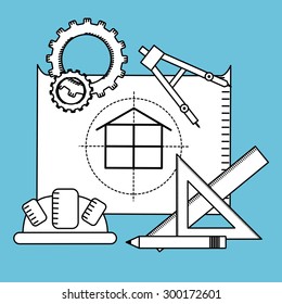 under construction design, vector illustration eps10 graphic 