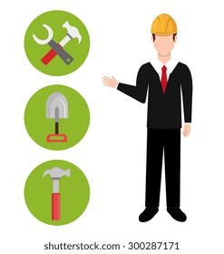 Under construction design, vector illustration eps 10.