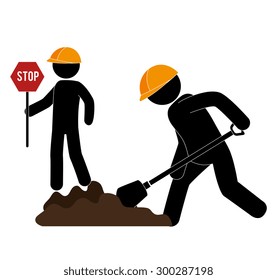 Under construction design, vector illustration eps 10.
