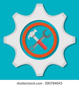 Under construction design, vector illustration eps 10.