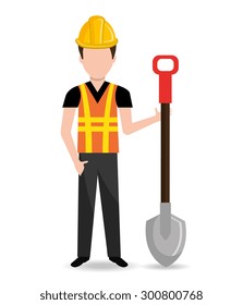 Under construction design, vector illustration eps 10.