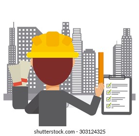 under construction design, vector illustration eps10 graphic 