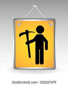 under construction design, vector illustration eps10 graphic 