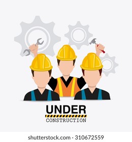 Under construction design, vector illustration eps 10.