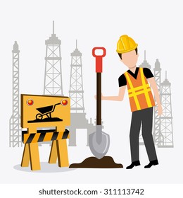 Under construction design, vector illustration eps 10.