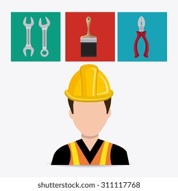 Under construction design, vector illustration eps 10.